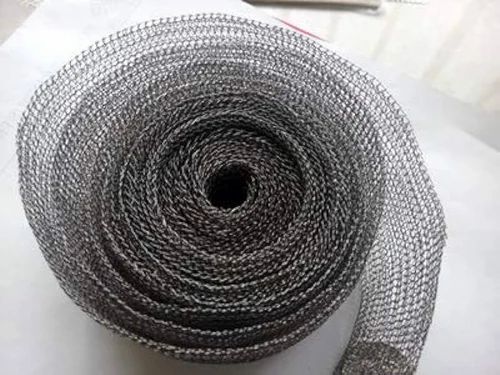 Metal Knitted Mesh - Color: Silver