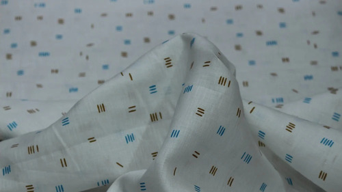 Printed Linen Fabric - 100% Linen, Multi-Color Printed, Soft Texture, Shrink-Resistant | For Garment and Shirt Material Applications