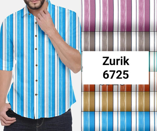 Printed Cotton Shirting Fabrics - Multi-Color, Shrink Resistant | 100% Cotton, Washable, Textile Industry Application