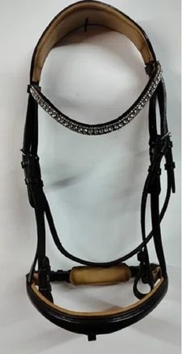 Real Leather Diament Bridle For Horse