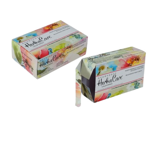 Soap Packaging Box - Paper 60x30x90 mm Multi Color Rectangular Litho-Laminated Tuck Top Style Holds <2 Kg Disposable
