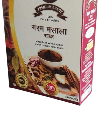 Spice Packaging Box - Paper Material, Multi Color | Versatile Masala Type for Efficient Storage and Organization