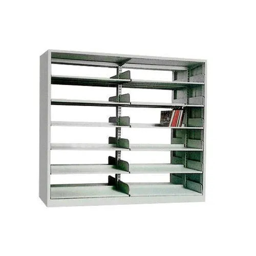 Stainless Steel Book Rack - Color: Silver