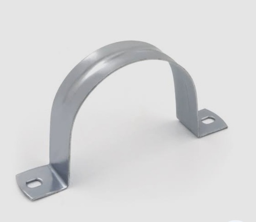 Steel Clamp - Durable Metal U-Shaped Design, Multisizes in Silver & Black Finish