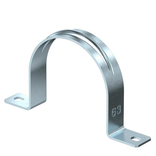 Steel Clamps - Stainless Steel, 5-10mm Thickness, Grey U Shape | Sturdiness, Optimum Durability for Pipe Flange Connections