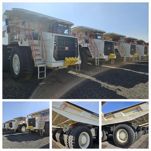 6 x Terex TR 100 Dump Trucks