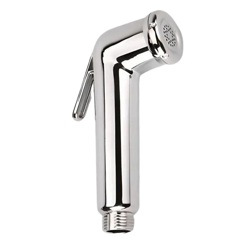 Abs Health Faucet - ABS Material | Customized Size, Silver Color, Round Shape, Wall Mounted, Glossy Finish, Durable Qualities