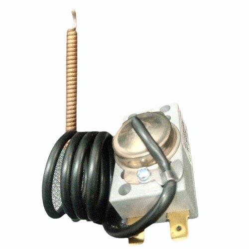 Airex Capillary Thermostat - Metal, Standard Size, Multi Color | Industrial Use, -30°C to 250V, 50Hz, 10A Rated Current