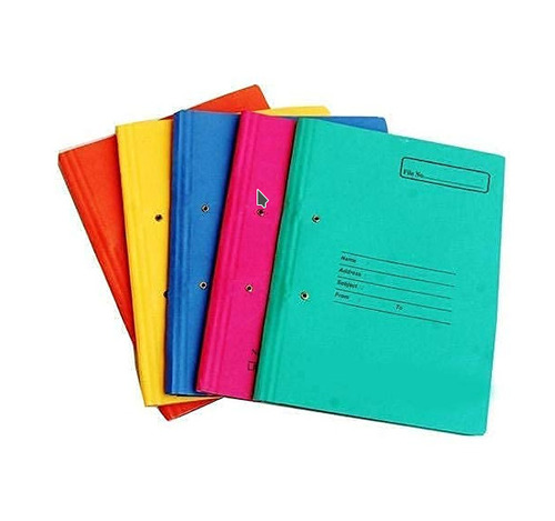 File Folders - Eco-Friendly Cardboard, Lightweight Standard A4 Size | Modern Design for School, College, Office, Dry Storage