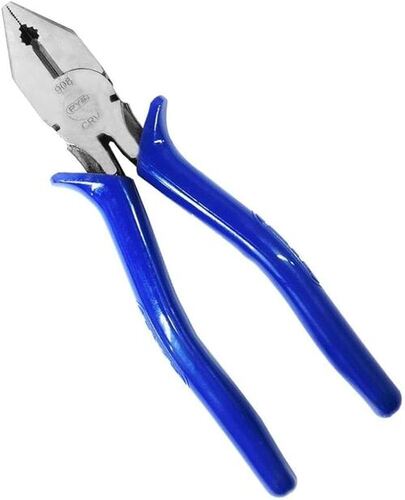Pliers - Stainless Steel, Solid, 4cm Blade Size, Light Blue Color | Higher Cutting Force, Lightweight Design, Manual Operation
