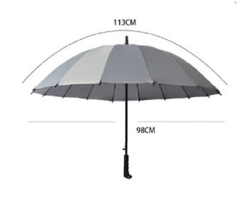 Polyester Umbrella - Foldable, Standard Size | Lightweight, Easy to Carry, Various Colors, SS Handle, Ideal for Summer and Rainy Seasons