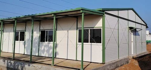 Prefabricated Site Office - Color: Silver