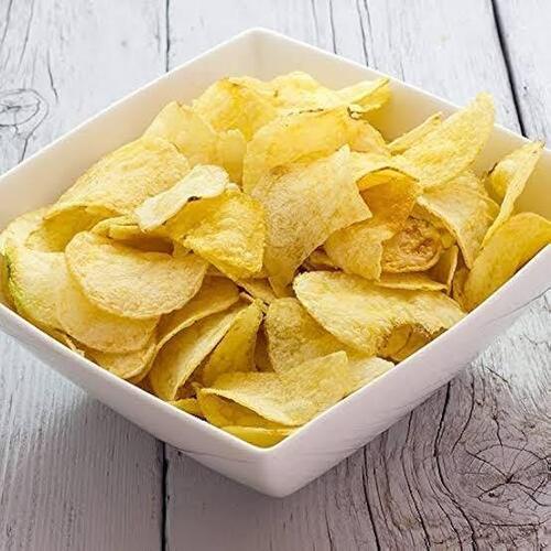 Salted Potato Chips Wafers - Crispy, Crunchy, Eggless | Fried Snack, Salty Flavor, Vegetarian Delight
