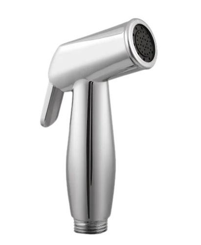 Silver ABS Health Faucet - Durable Custom Sizes Available Glossy Silver Finish | Round Shape Wall Mounted Fine Finished Design