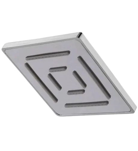 Stainless Steel Maze Shower - 4x4 Inch Square Shape | Glossy Silver Finish, Wall Mounted, Durable, Very Good Quality