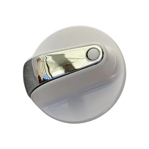 Washing Machine Knob - Plastic Material, Semi-Automatic Functionality, Front Loading Design, White Color, Speed Mode Feature