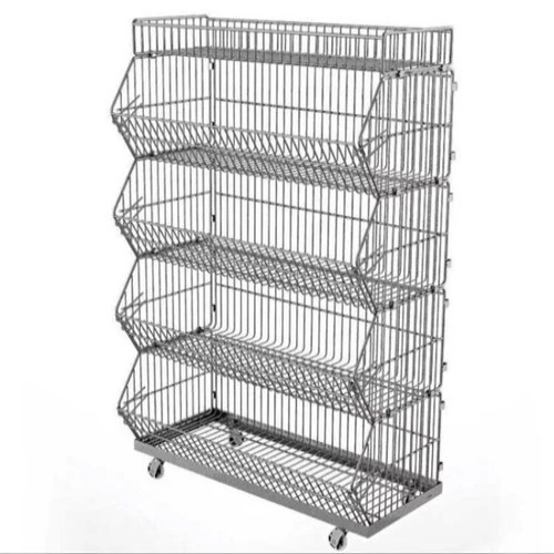 Wire Mesh Trolley - Application: Super 15Market