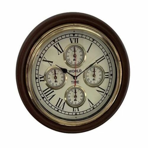 World Time Dial Wall Clock