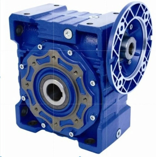 Aluminum Worm Gearbox - Color: Blue