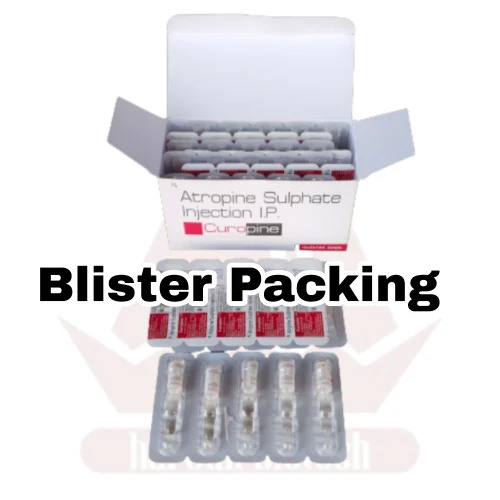Atropine Sulphate Injection - 10 x 5 x 1ml Amps | Medicinal Grade, Liquid Form, 100% Purity, IP Specification