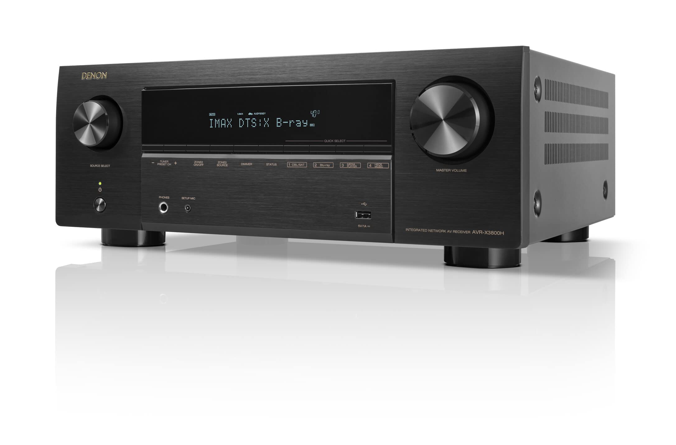 Denon AVR-X3800H 9.4-Ch Receiver - 8K UHD Home Theater AVR