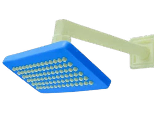 Fancy Shower - Pvc Material, Customized Size, Blue & Cream Color | Glossy Finish, Durable, Wall Mounted, Rectangular Shape