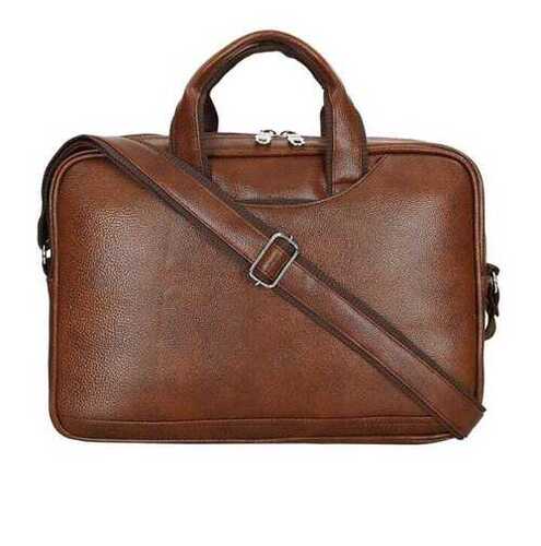 Leather Laptop Bags - Color: Brown