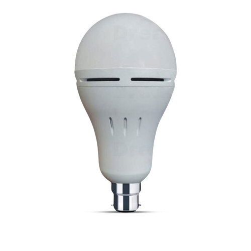 LED Bulb - Aluminum Body White Color Standard Design | Heavy Duty Round Shape Residential Usage 1 Year Warranty