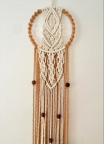 Macrame Wall Hanging - Color: Grey