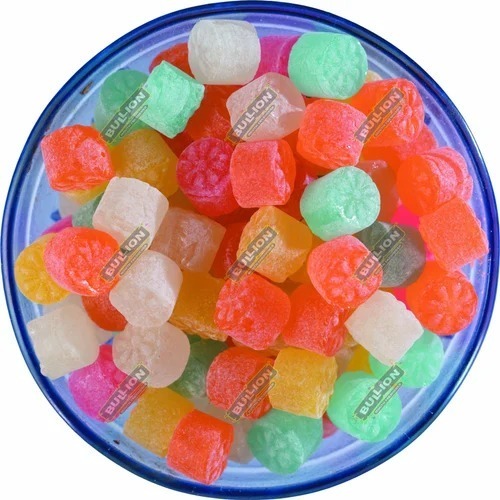 Mini Yummy Candy - Round Fruit Flavored Eggless Solid Candy | Sweet Taste | 12 Months Shelf Life