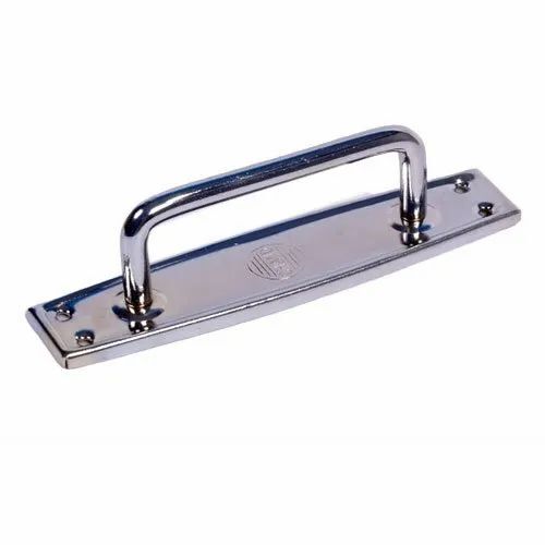 Ms Super Door Pull Handle - Mild Steel, 8 Inch Size, Silver Color | Customizable for Various Door Applications, Multicolor Options Available