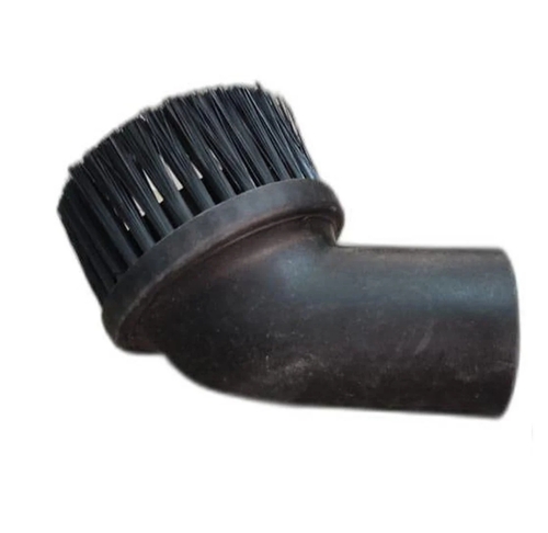 Nylon Round Brush - Durable Nylon Bristles, 3 Inch Length, 5 Inch Size, Black Color | Smooth Application, Comfortable Grip, Easy to Clean