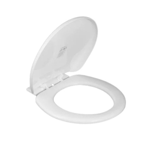 Plastic Toilet Seat Covers - Plastic, Standard Size, Oval Shape, White Color | Durable, Long Lasting, One Piece, Polished Finish