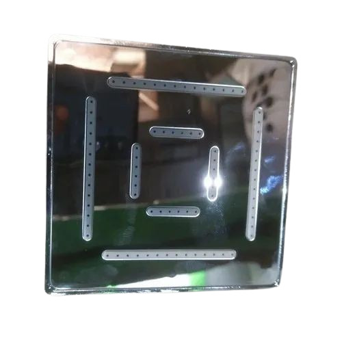 Ss Rain Shower - Stainless Steel, Customized Size | Silver, Glossy Finish, Durable and Fine Finished