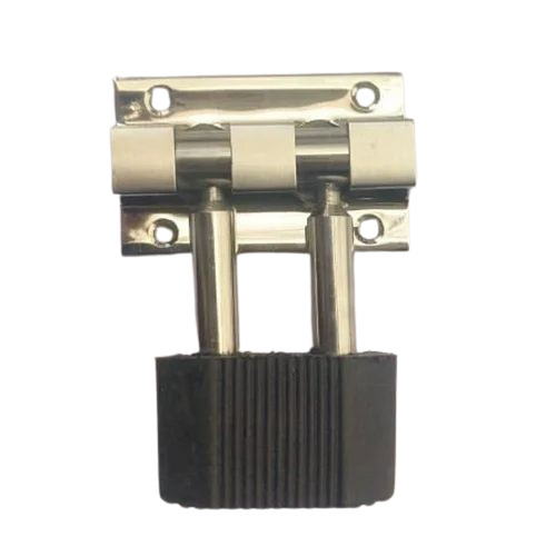 Stainless Steel Door Stopper - 3 Inch Door Mount, Black And Silver Design | Customizable Multi-Color Options for Enhanced Decor