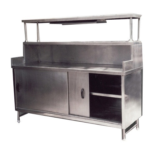 Stainless Steel Food Display Counter - Design: Customized