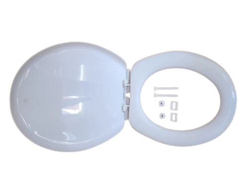 Toilet Seat Covers - Plastic, Standard Size, Oval Shape, Polished Finish | Durable, Long Lasting, Above Toilet Seat Installation, Fine Finished