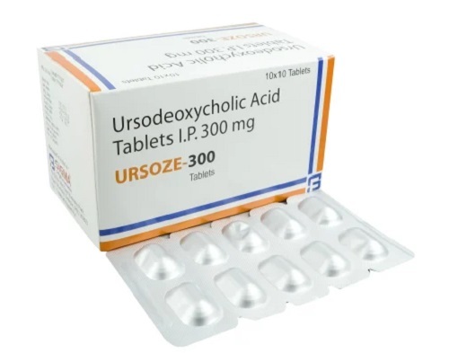 उर्सोडिओक्सीकॉलिक एसिड 300 मिग्रा टेबलेट