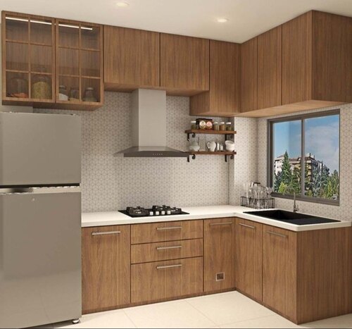 Wooden Modular Kitchen  - Color: All