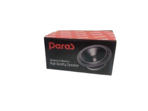 Speaker Packaging Box - Virgin Kraft Paper < 5 Kg Weight Capacity Square Shape Multi Color Digital Printing Laminated Coating 3 Ply Design