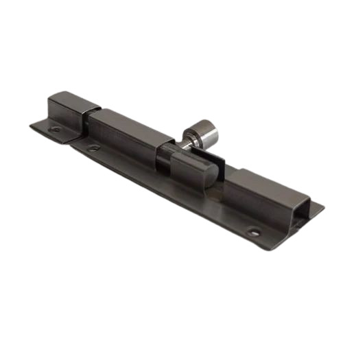 10 Inch SS Tower Bolt - Stainless Steel, 10 Inch Size, Multicolor Finish, 8 mm Rod Thickness | Ideal for Residential Door Fitting Applications