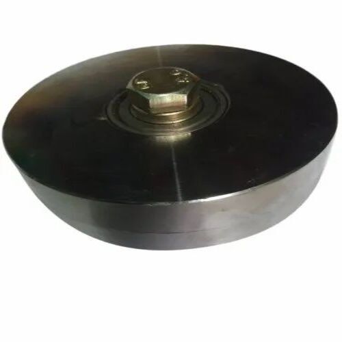 3inch Gate Roller Wheel - Chrome Finished Iron, 35mm Roller Height | Corrosion Resistant, Customized Size, Industrial Use, Silver Color