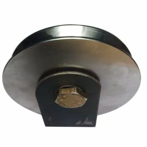 4 Inch Gate Roller Wheel - Iron, 3 Inch Diameter , Corrosion Resistant, Mill Finish, Industrial Usage, Customized Size, Silver Color