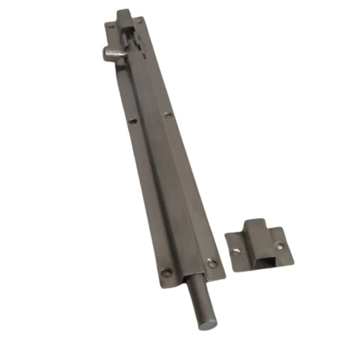 Aluminium Tower Bolt - Aluminium, 4 Inch Size, Silver Color | Customized Usage for Door Fitting