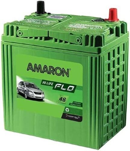 Amaron Car Battery - Plastic, 12 Volt, 51-80Ah | Easy to Install, Vibration Free, Rechargeable, High Heat and Shock Resistance, Portable, Care: Clean with Soft Dry Cloth