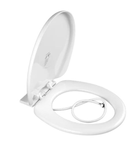 Bathroom Toilet Seat Cover - Plastic, 16.5 x 12 x 1.5 Inch, Light Green | Durable, Fine Finished, Oval Shape, Above Toilet Seat Installation, Polished Surface