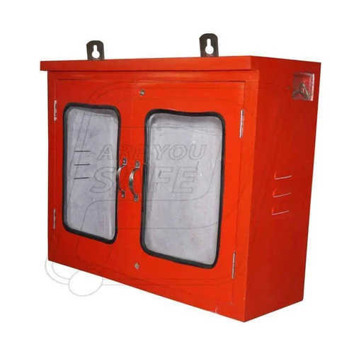 Fire Hose Boxes - Metal 750 x 600 x 250mm Red Color | High Water Content Liquid Koral Shape Customizable Size