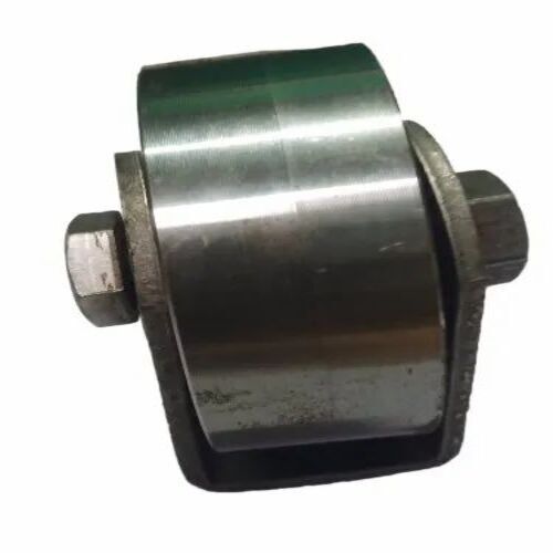 Ms Gate Roller Wheel - Iron | 2 Inch Diameter, Mill Finish, Corrosion Resistant - Ideal for Industrial Gate Fittings