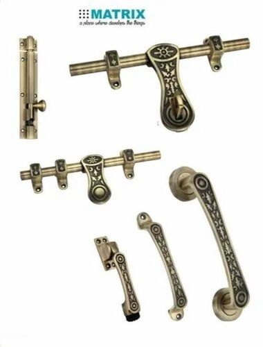 Nickel Finish Brass Door Kits