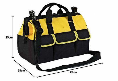 Nylon Tool Bag - Tear Resistant Spacious Design Yellow and Black Color | Customized Size Easy to Carry Versatile Usage